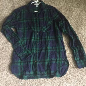 Women’s Old Navy Plaid. Size medium tall.